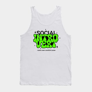 Social introvert Tank Top